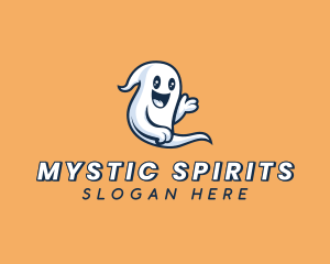 Halloween Ghost Spirit logo