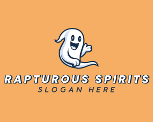 Halloween Ghost Spirit logo design