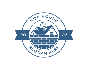 House Sparkle Clean logo design