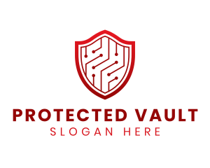 Red Shield Technology logo design