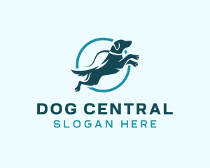 Leash Pet Dog logo design