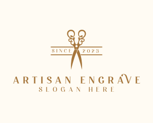 Luxury Artisan Shears logo design