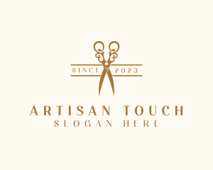 Luxury Artisan Shears logo design