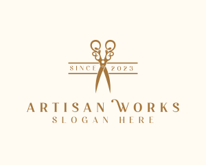 Luxury Artisan Shears logo design