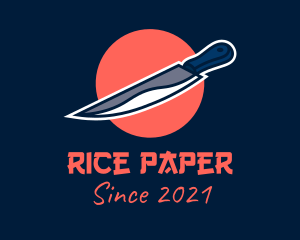 Japanese Sharp Knife logo design