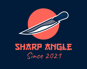 Japanese Sharp Knife logo design