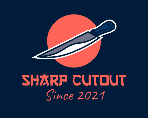 Japanese Sharp Knife logo design