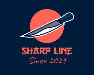 Japanese Sharp Knife logo design