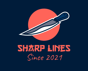 Japanese Sharp Knife logo design