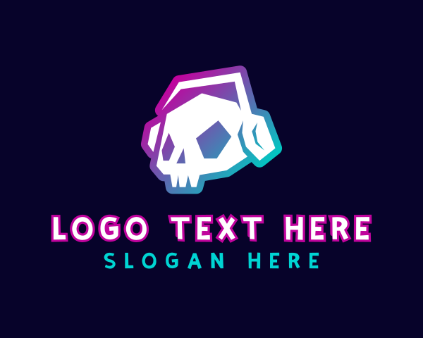 Skull DJ Headphones logo