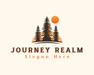 Pine Tree Sunset View logo