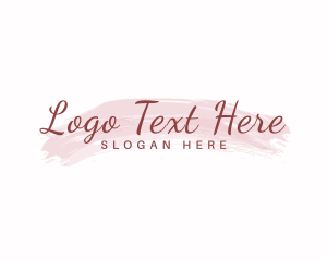 Feminine Cursive Brush Logo