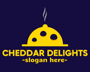 Yellow Cheese Cloche logo design