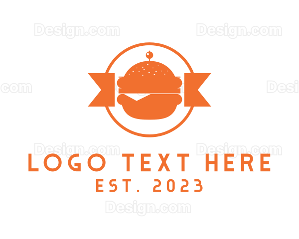 Burger Meal Delivery Logo