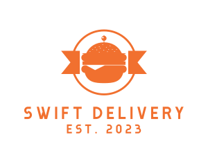 Burger Meal Delivery logo design