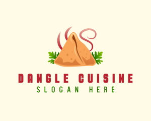 Samosa Food Cuisine logo design