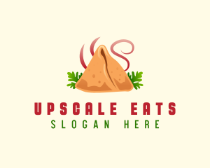 Samosa Food Cuisine logo design