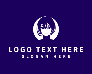 Female Anime Character logo