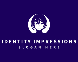 Female Anime Character logo