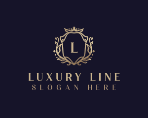 Luxury Crest Boutique logo design