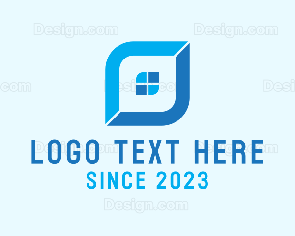 Blue Realtor Lettermark Logo