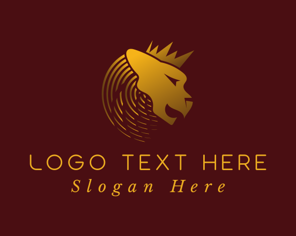 Lion logo example 4