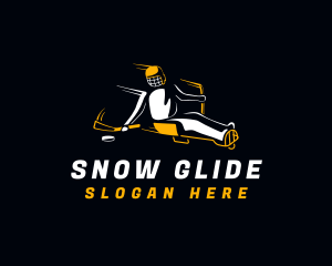 Sled Hokey Disability Sports logo design