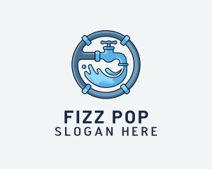 Water Pipe Repairman logo design