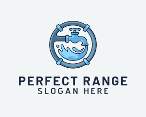 Water Pipe Repairman logo design