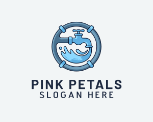 Water Pipe Repairman logo design