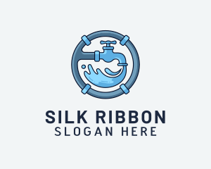 Water Pipe Repairman logo design