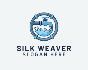 Water Pipe Repairman logo design