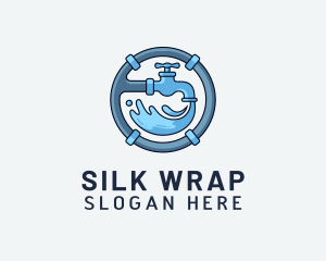 Water Pipe Repairman logo design