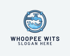 Water Pipe Repairman logo design