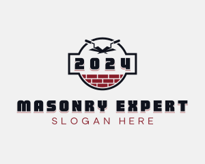 Masonry Trowel Contractor logo design