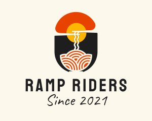 Sunrise Ramen Noodle  logo design