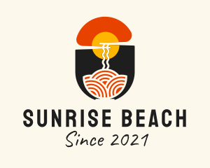 Sunrise Ramen Noodle  logo design