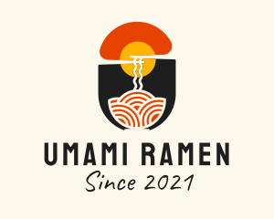 Sunrise Ramen Noodle  logo design