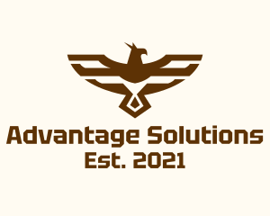 Brown Military Eagle logo