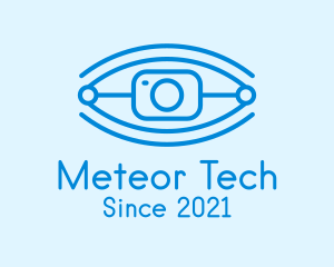 Tech Robotic Eye Camera logo design