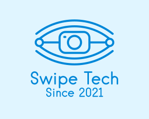 Tech Robotic Eye Camera logo design