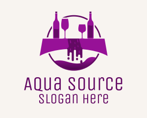 Purple Wine Fountain logo