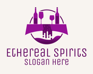 Purple Wine Fountain logo