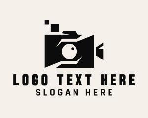Vlogger Video Camera logo design