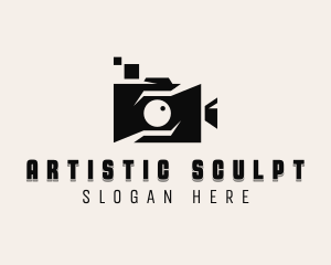 Vlogger Video Camera logo design