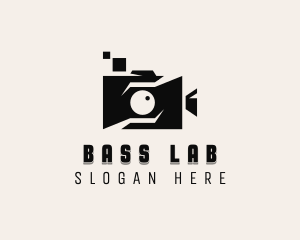 Vlogger Video Camera logo design