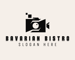 Vlogger Video Camera logo design