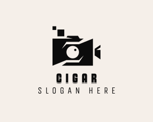 Vlogger Video Camera logo design