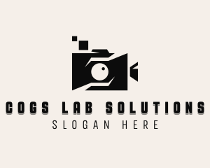 Vlogger Video Camera logo design