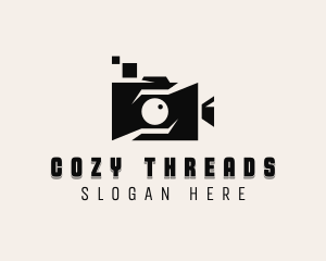 Vlogger Video Camera logo design